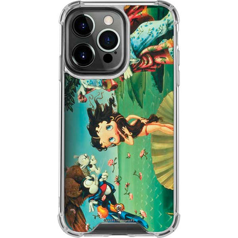 Betty Boop At Sea iPhone 16 Pro Clear Case